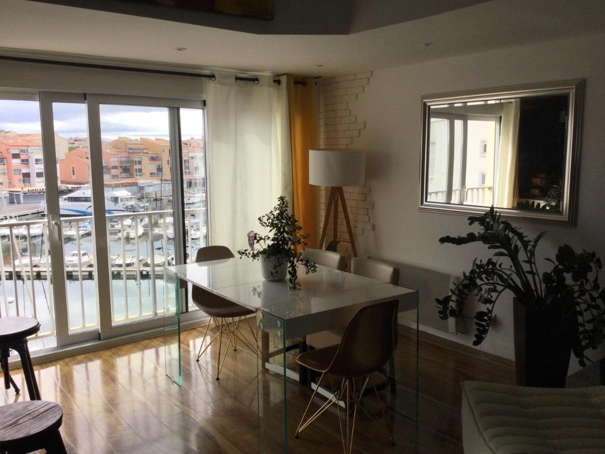 Duplex Cap D'Agde Centre Port Lägenhet Exteriör bild